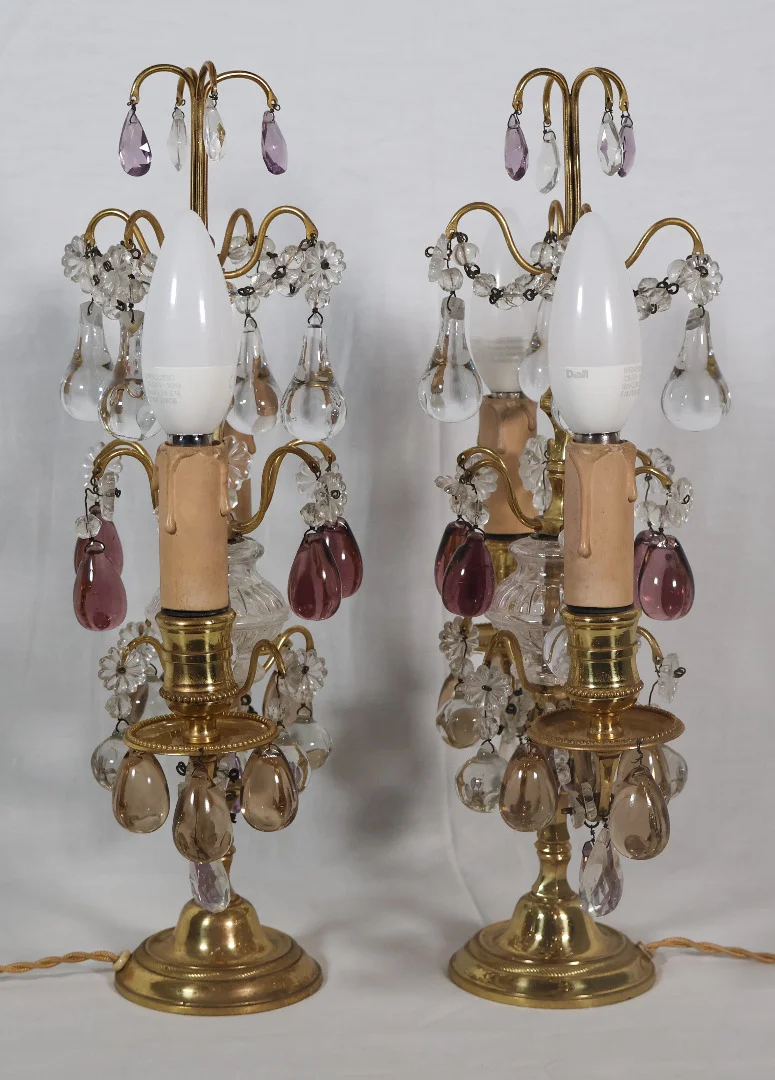 PAIR OF GIRANDOLES