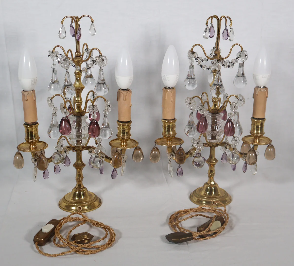 PAIR OF GIRANDOLES