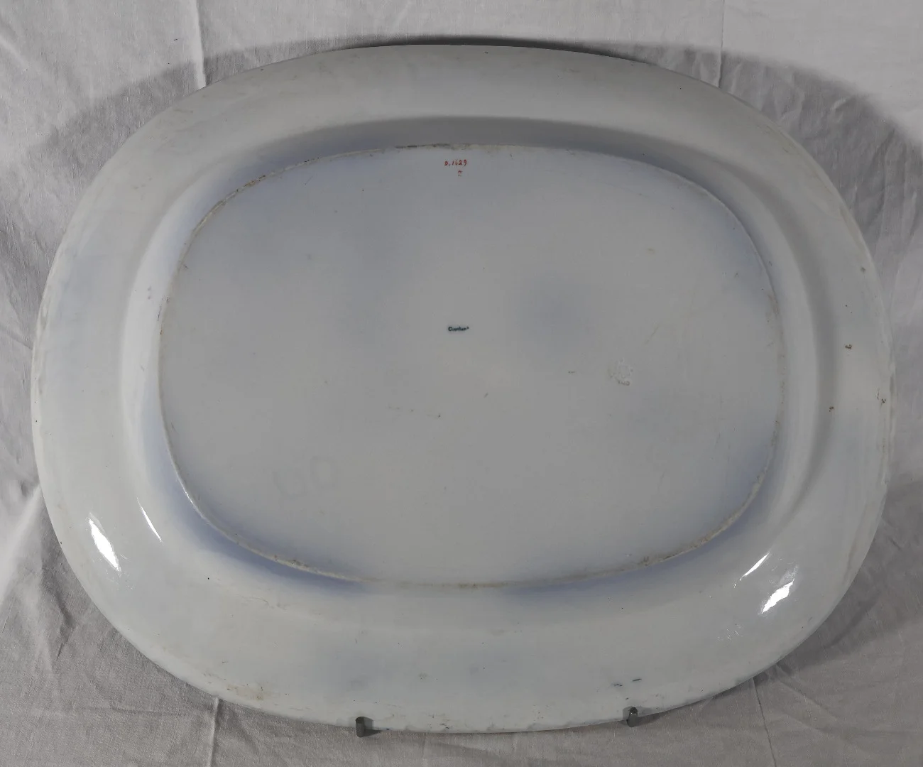 Grand plat en porcelaine Copeland 1860-1880