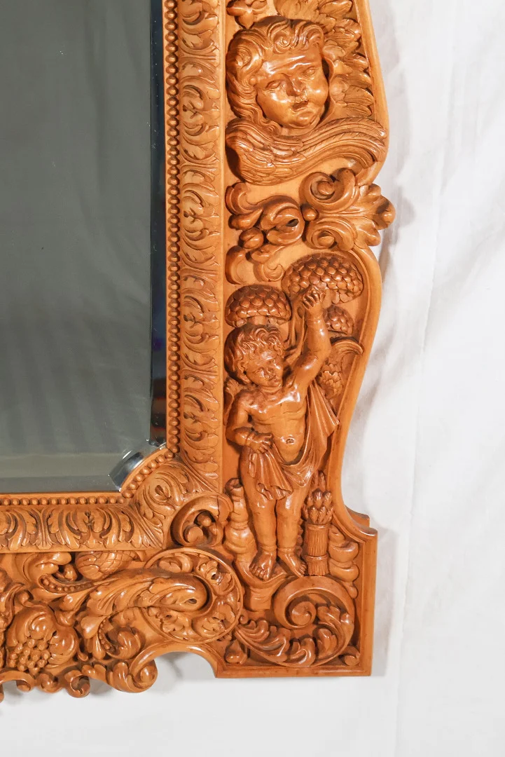 Miroir sculpté style régence milieu XXe
