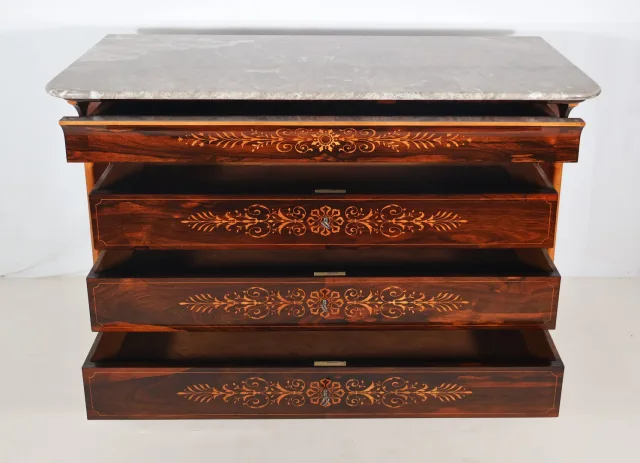 CHARLES X PERIOD CHEST OF DRAWERS