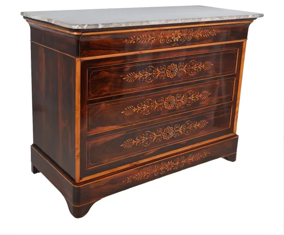 CHARLES X PERIOD CHEST OF DRAWERS