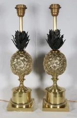 COPPIA DI LAMPADE A FORMA DI ANANAS