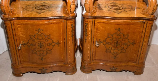 Paire De Meubles d'Appui Siciliens milieu XIXe