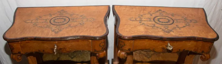 Paire De Meubles d'Appui Siciliens milieu XIXe