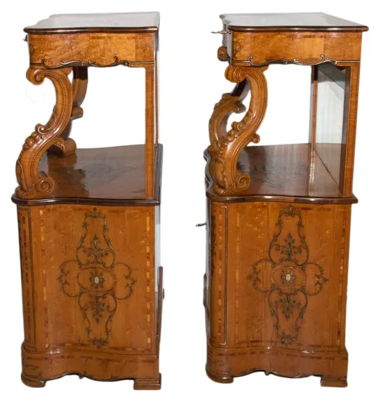 Paire De Meubles d'Appui Siciliens milieu XIXe
