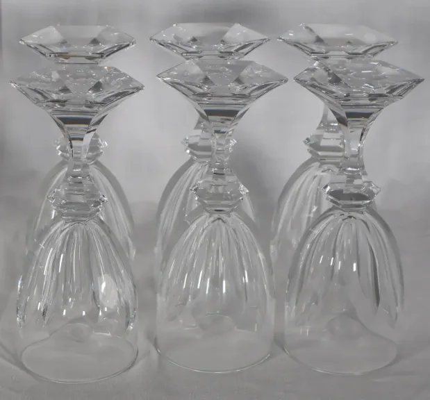 Série De 12 Verres à vin rouge  Saint Louis Modèle Chambord