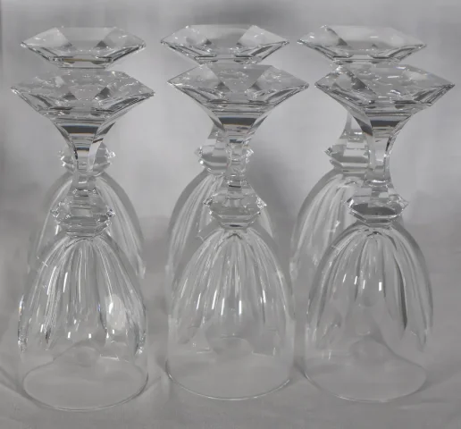 Série De 12 Verres à vin rouge  Saint Louis Modèle Chambord