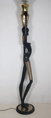 STANDARD LAMP attributed to KARL HAGUENAUER
