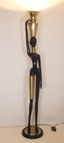 STANDARD LAMP attributed to KARL HAGUENAUER