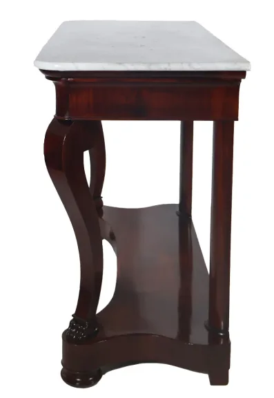 Console en acajou époque restauration circa 1820