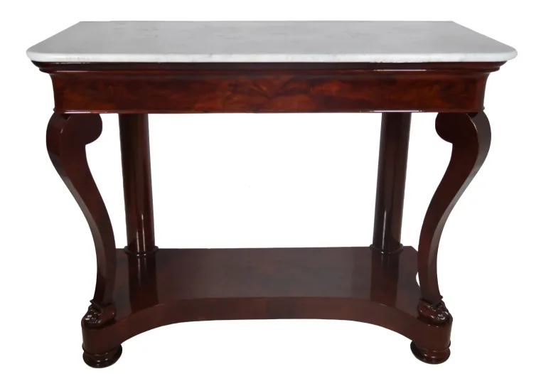 Console en acajou époque restauration circa 1820