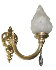 Grande Applique Murale En Bronze Doré époque Napoléon III