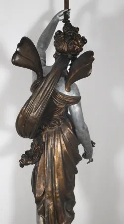 Grande torchère en fonte d’art époque fin XIXe