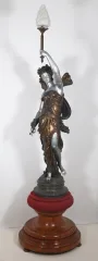 Grande torchère en fonte d’art époque fin XIXe