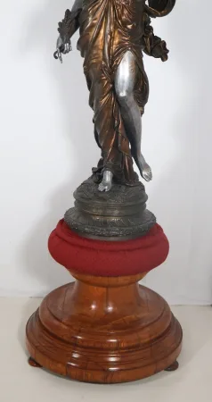Grande torchère en fonte d’art époque fin XIXe