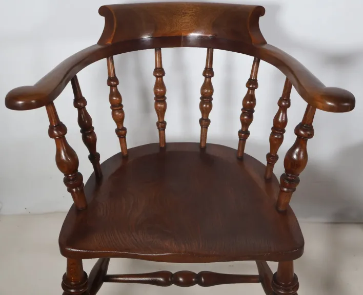 Paire de fauteuils anglais style Windsor époque Victorienne