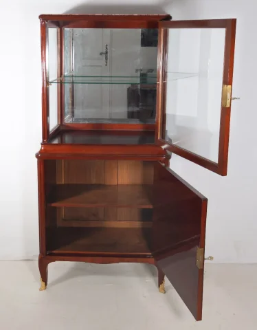 FRENCH TRANSITION STYLE DISPLAY CABINET