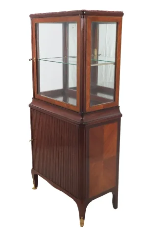 FRENCH TRANSITION STYLE DISPLAY CABINET