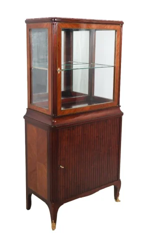 FRENCH TRANSITION STYLE DISPLAY CABINET