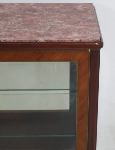 FRENCH TRANSITION STYLE DISPLAY CABINET