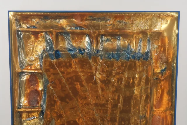 Tableau technique mixte  Ezio GRIBAUDO années 70