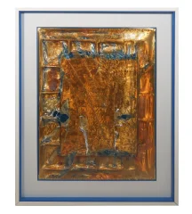 Tableau technique mixte  Ezio GRIBAUDO années 70