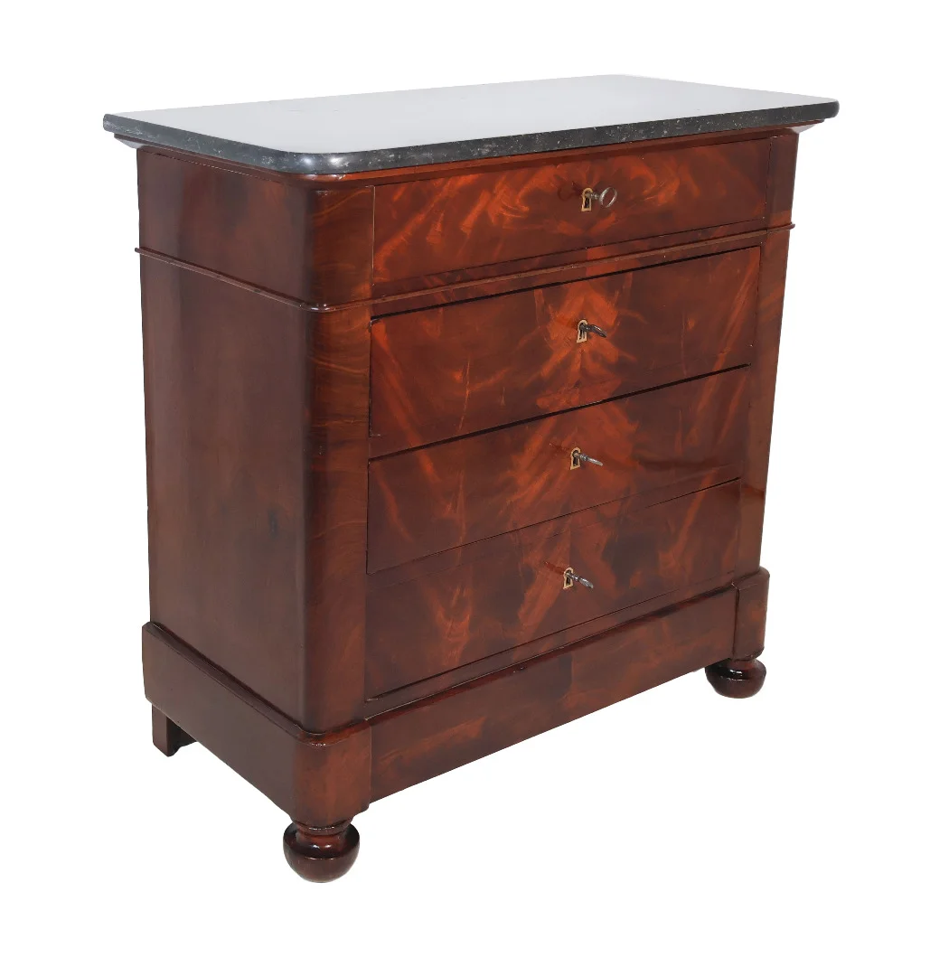 FRENCH RESTAURATION PERIOD  CHEST OF DRAWERS