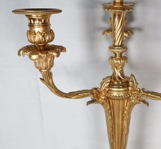 Paire de chandeliers d'époque Napoléon III