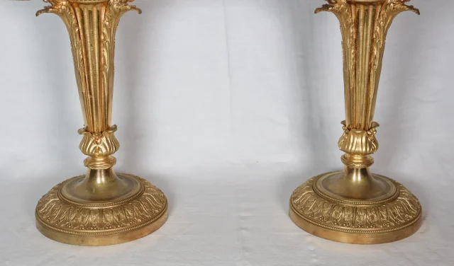 Paire de chandeliers d'époque Napoléon III