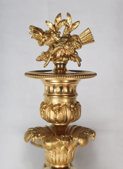 Paire de chandeliers d'époque Napoléon III