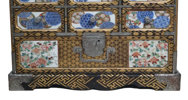 Cabinet dit Shodana japonais époque Meiji 1868-1912