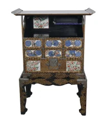 Cabinet dit Shodana japonais époque Meiji 1868-1912