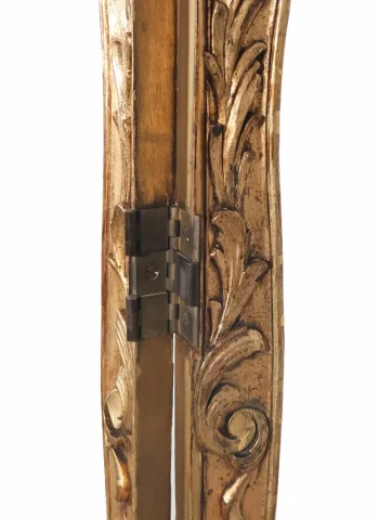 Paravent en bois doré style Louis XV fin XIXe