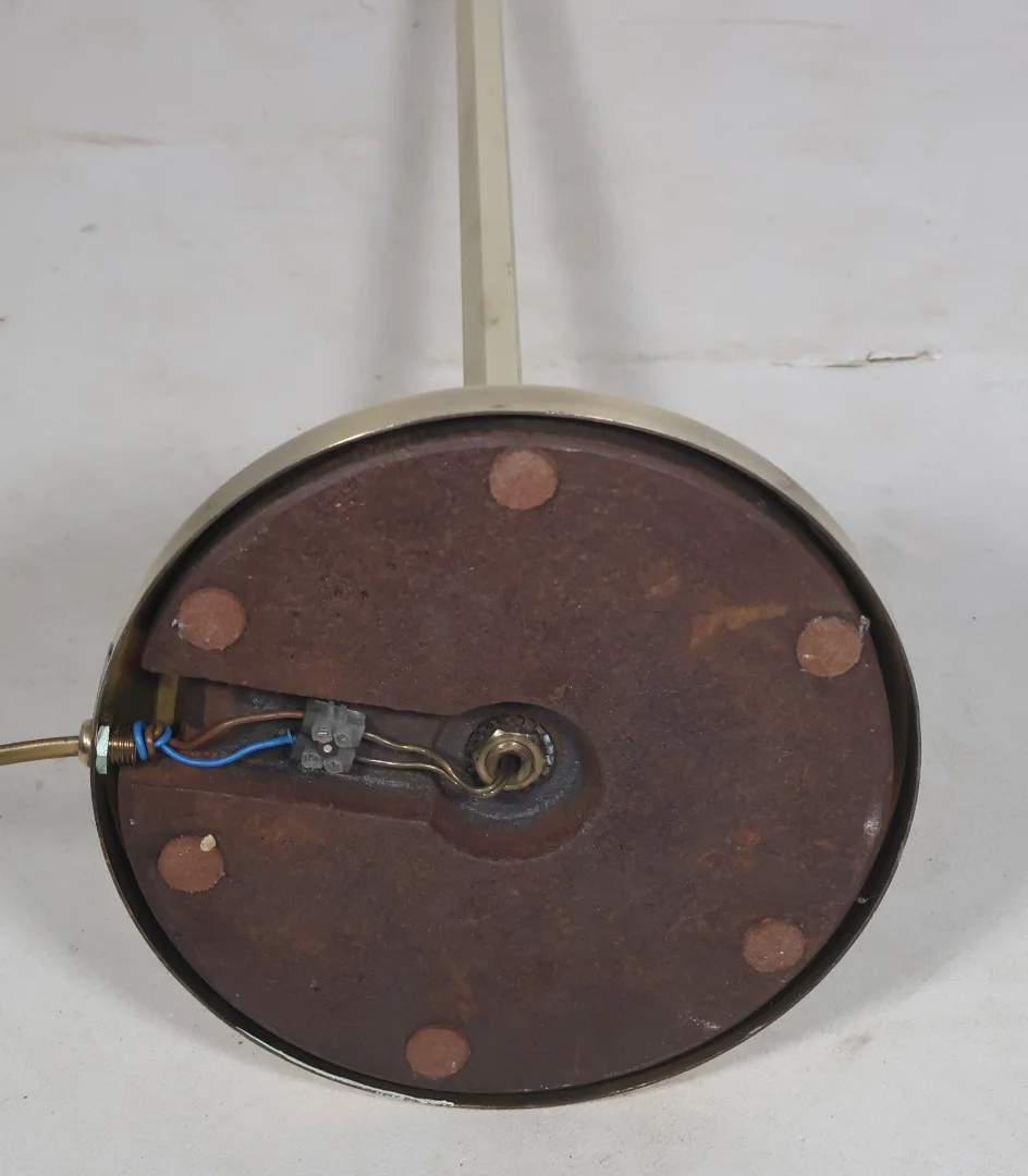 Lampadaire liseuse en bronze doré Maison Baguès, années 1970
