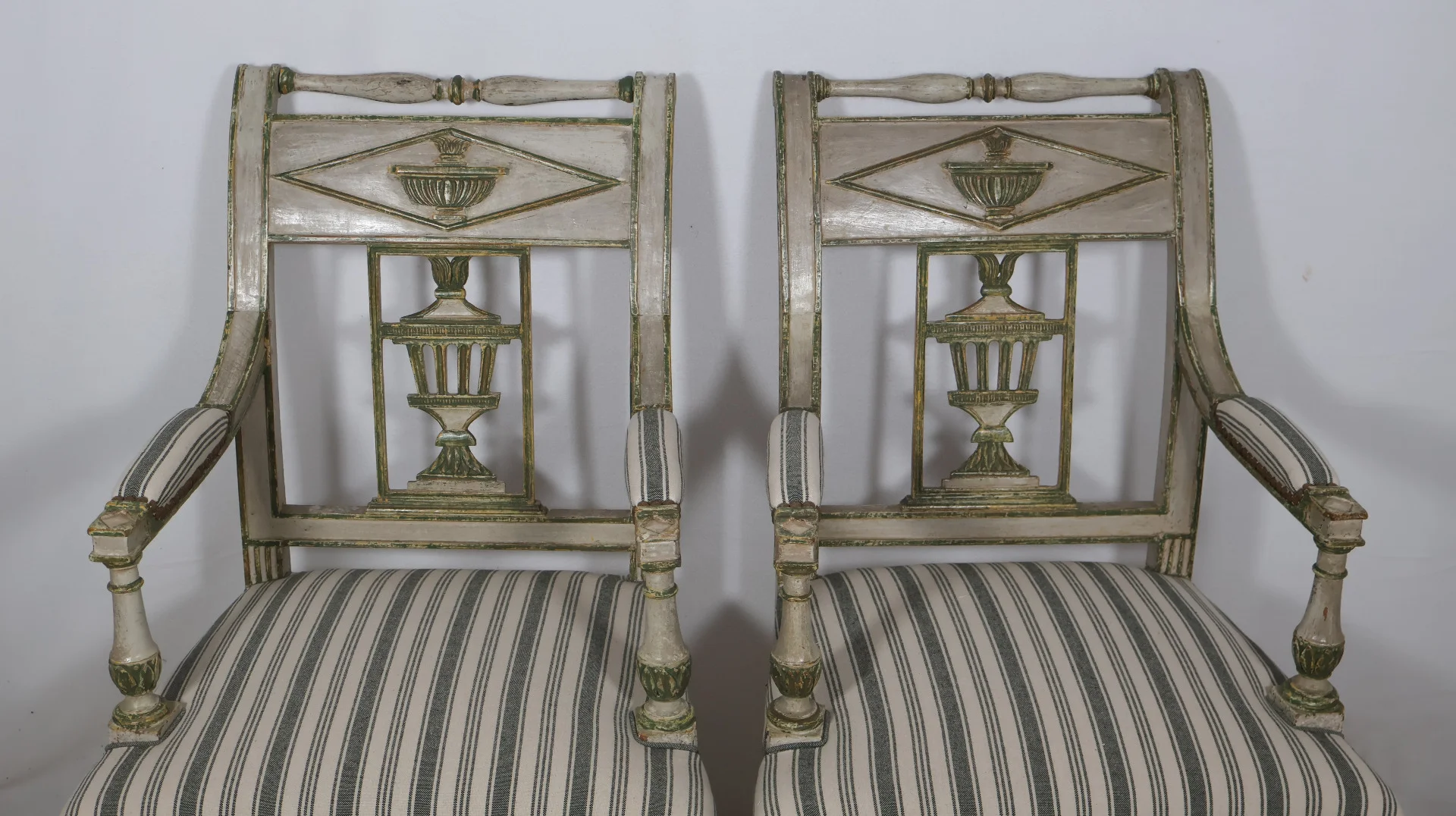 PAIR OF FRENCH DIRECTOIRE PERIOD ARMCHAIRS