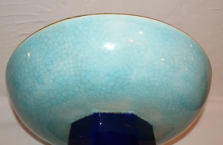 LONGWY EMAILLE DISH VON MP CHEVALIER 1951