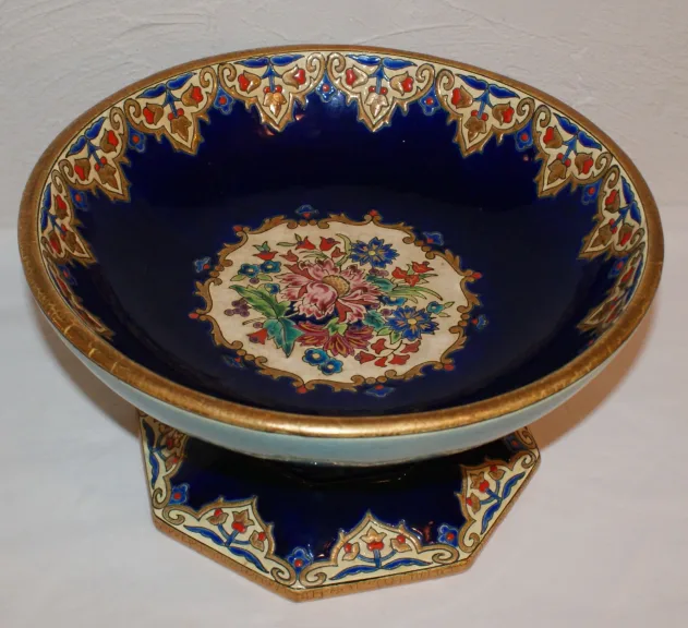 LONGWY EMAILLE DISH VON MP CHEVALIER 1951