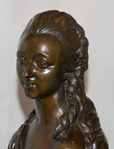 BRONZEBRUST DER GRÄFIN VON BARRY NACH PAJOU