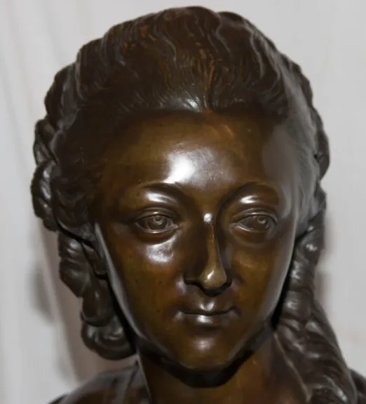 BRONZEBRUST DER GRÄFIN VON BARRY NACH PAJOU