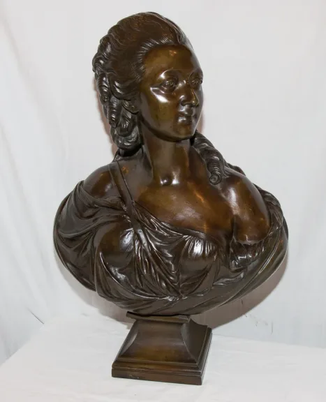 BRONZEBRUST DER GRÄFIN VON BARRY NACH PAJOU