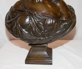 BRONZEBRUST DER GRÄFIN VON BARRY NACH PAJOU