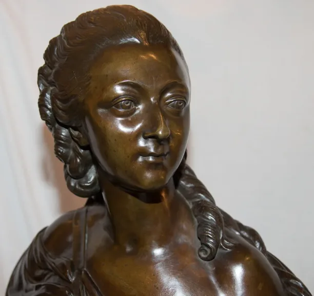 BRONZEBRUST DER GRÄFIN VON BARRY NACH PAJOU