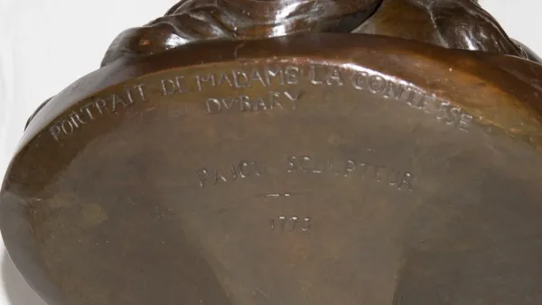 BRONZEBRUST DER GRÄFIN VON BARRY NACH PAJOU