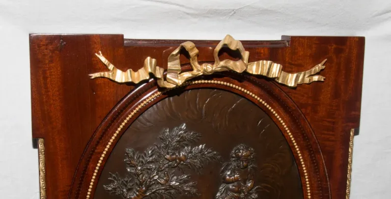Médaillon en bonze "Vénus et l'enfant" d'après Clodion fin XIXe