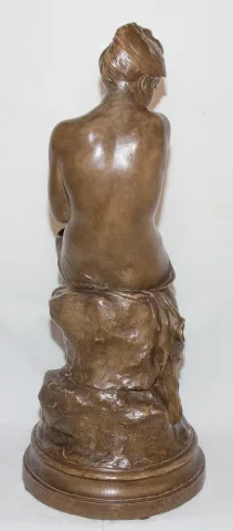 ESCULTURA EARTHENWARE FIRMADA POR PAUL DELAROCHE
