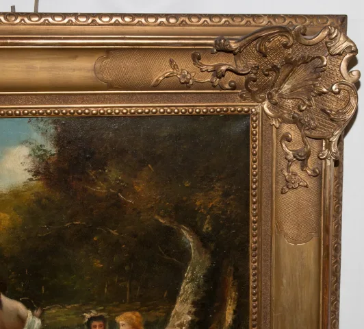 BARBIZON SCHOOL OIL ON CANVAS