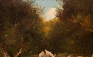 Tableau Scène de genre époque XIXe siècle
