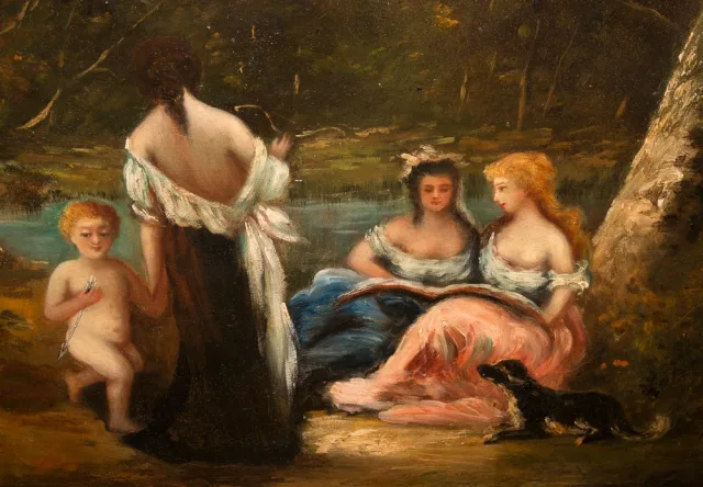 BARBIZON SCHOOL OIL ON CANVAS