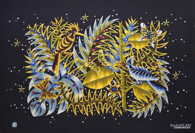 La Galerie Dor à Aubusson présente une tapisserie d'apres jean Picart le Doux